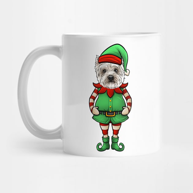 Westie Christmas Elf by whyitsme